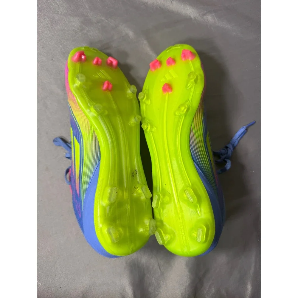 Adidas F50 Elite FG Soccer Cleats Lucid Blue Pink Yellow IE1290 Mens 10.5